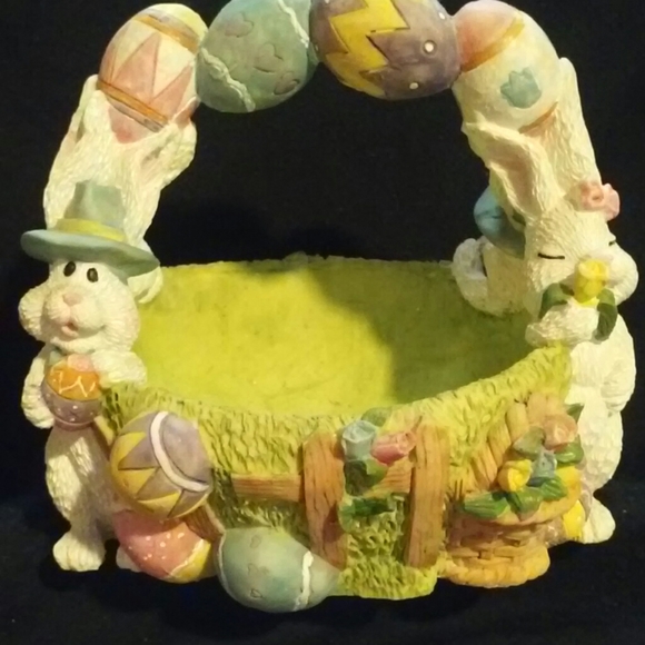 Easter Basket Candy Dish - Picture 2 of 4